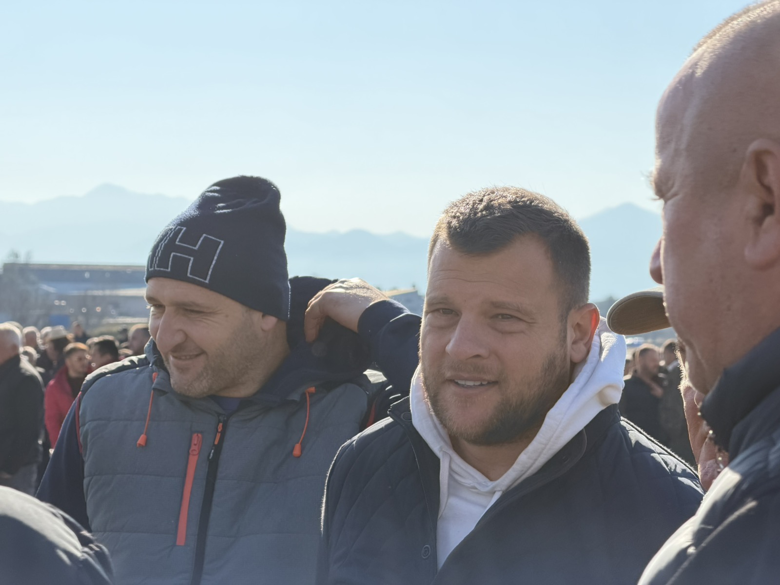 Mihailo Asanović na blokadi u Zeti