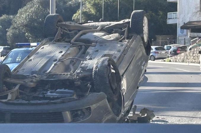 Sa mjesta nezgode (Foto: RTV Budva/Ivana Duletić)