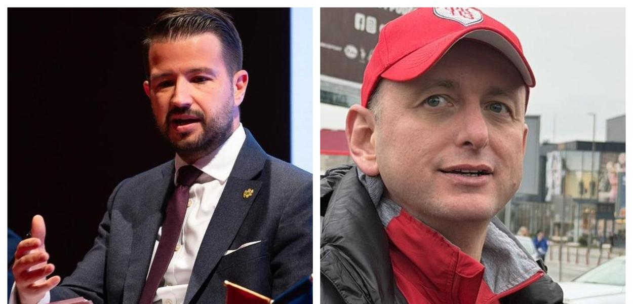 Jakov Milatović i Milan Knežević (Foto: Kabinet predsjednika Crne Gore/Portal ETV)