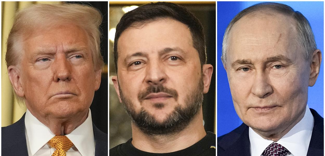 Tramp, Zelenski i Putin (Foto: AP)