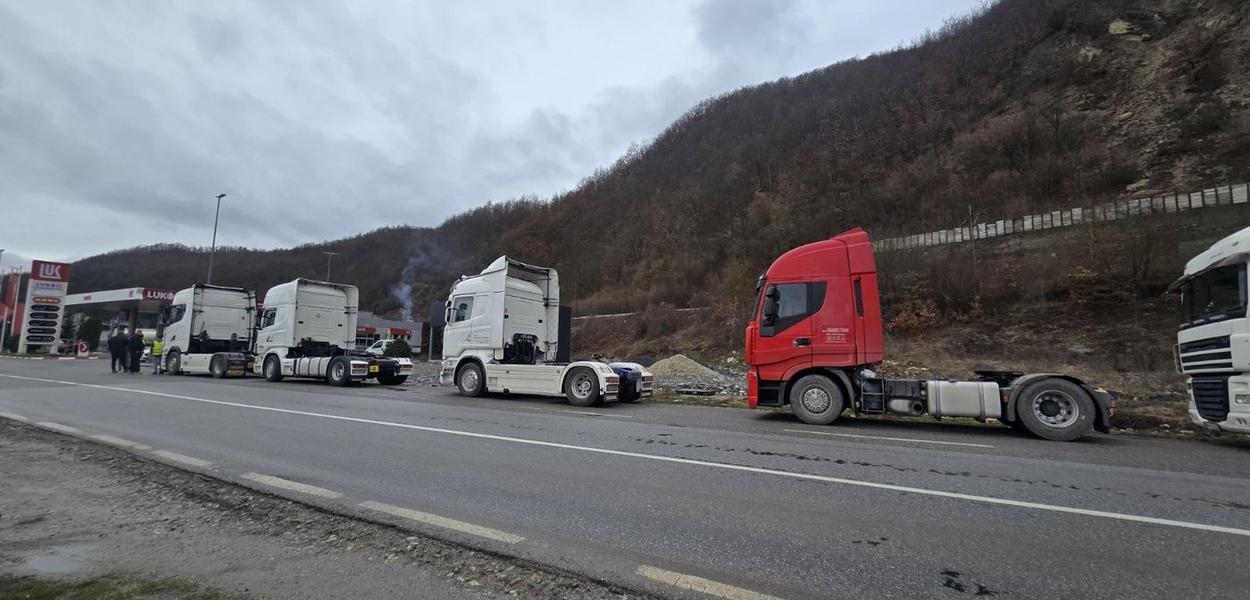 Blokada granica (Foto: Portal ETV/Arnela Hajdarpašić)