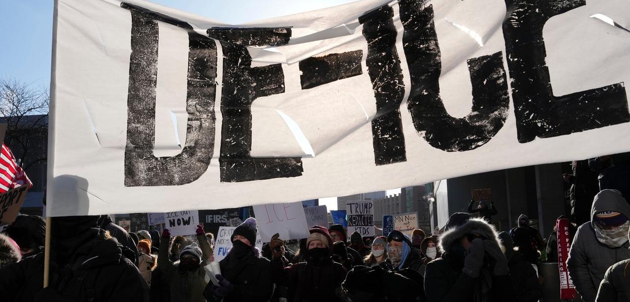 Sa protesta u Minesoti protiv ICE-a (Foto: AP Photo/Adam Gray)