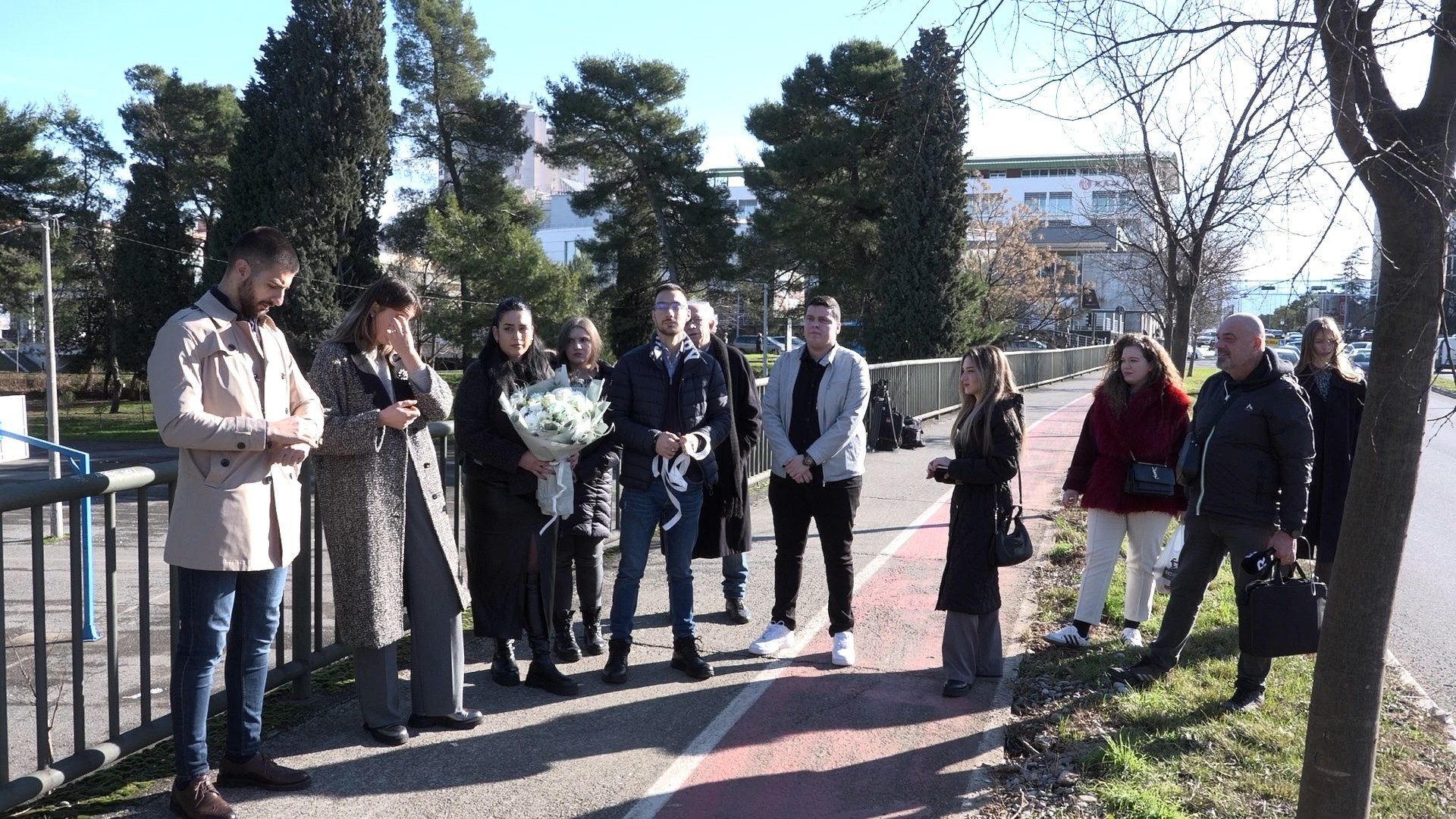 Sa komemorativnog skupa povodom 33 godine od smrti Srđana Aleksića
