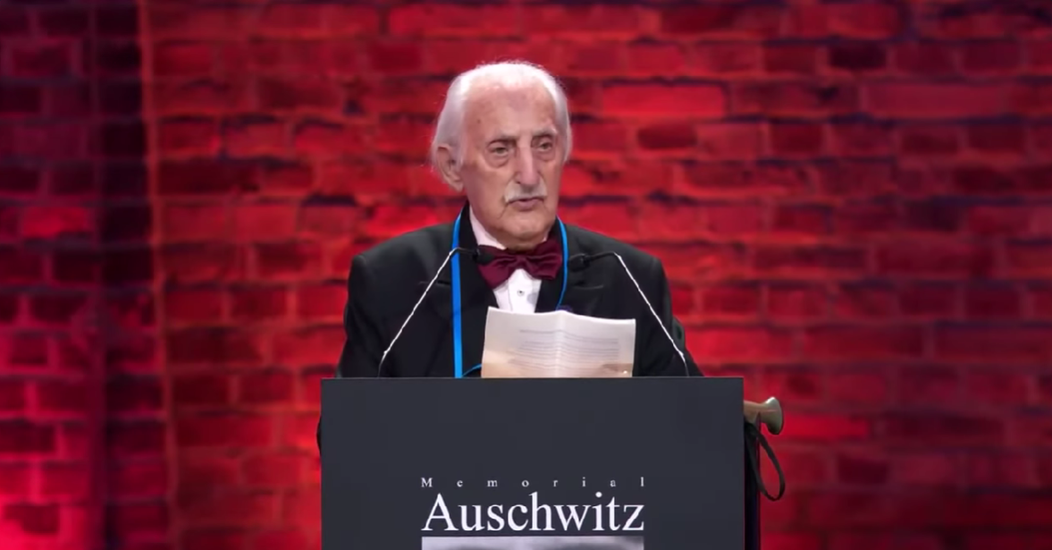 Leon Vajntraub (Foto: Auschwitz Memorial  / Miejsce Pamięci Auschwitz/Youtube)