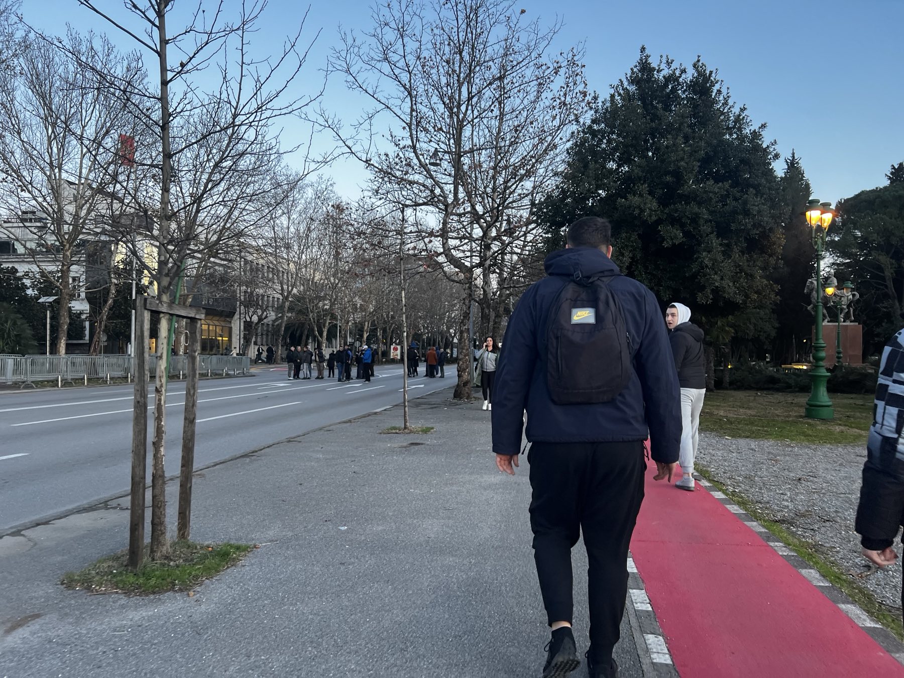 Protest Park-šuma Zagorič ispred Skupštine
