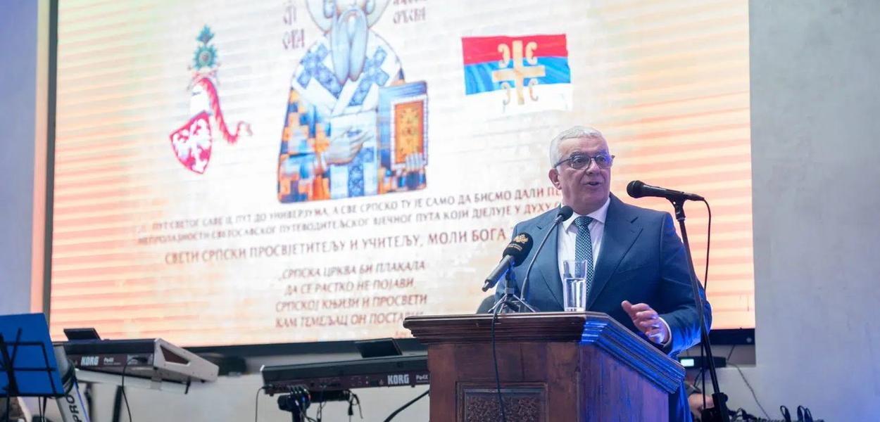 Andrija Mandić u Nikšiću (Foto: NSD)