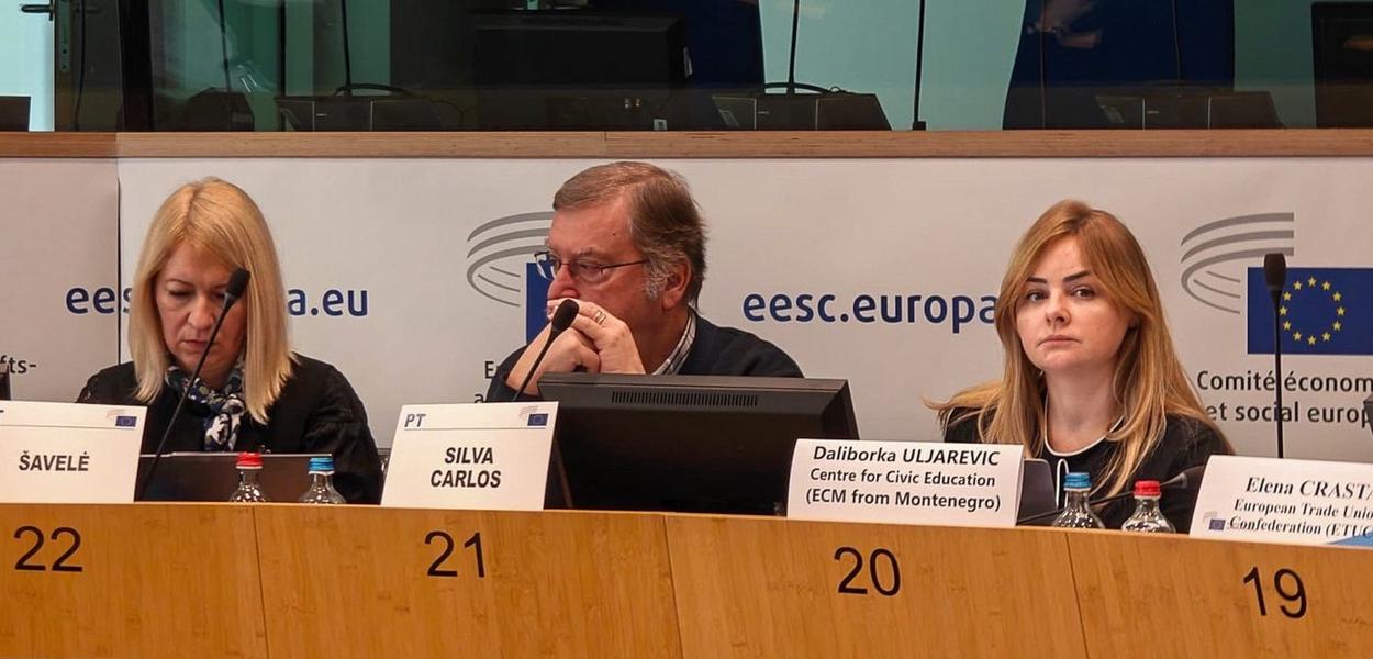 Uljarević u Briselu (Foto: CGO)