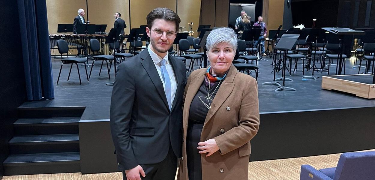 Dino Ajdarpašić i Fetija Kalač nakon koncerta