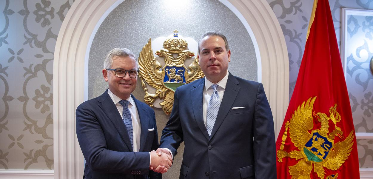 Bruner i Ivanović (Foto: Vlada Crne Gore)