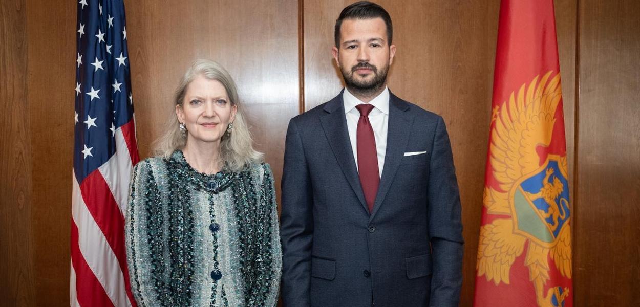 Huker i Milatović (Foto: Kabinet predjesnika Crne Gore)