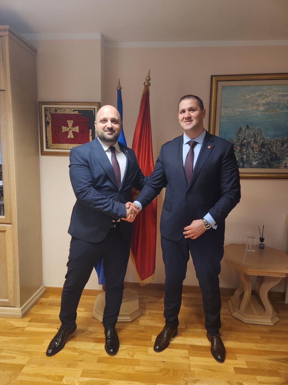 Bojan Božović i Lazar Šćepanović (Foto: Uprava policije)