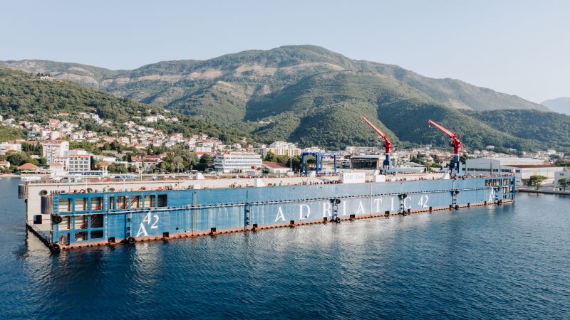 Brodogradilište za remont i refit superjahti Adriatic42 (Foto: Novski portal)