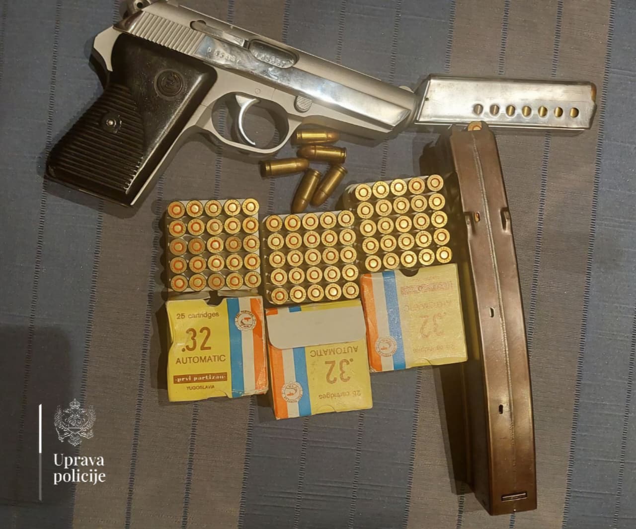 Oduzeti pištolj i municija