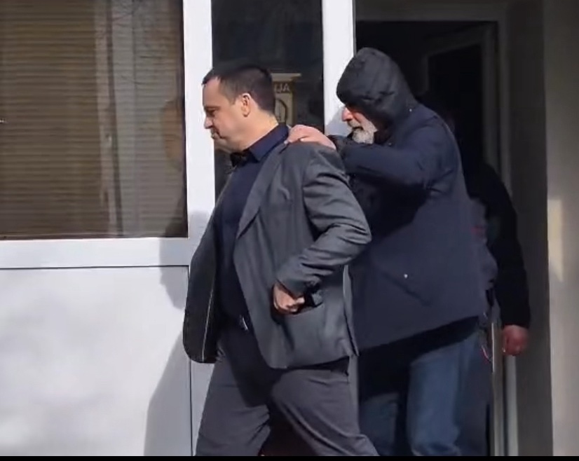 Barović izlazi iz ODT-a (Foto: TV E)