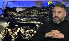 TARGET: The burned „BMW X6“ of Mijajlo Backović