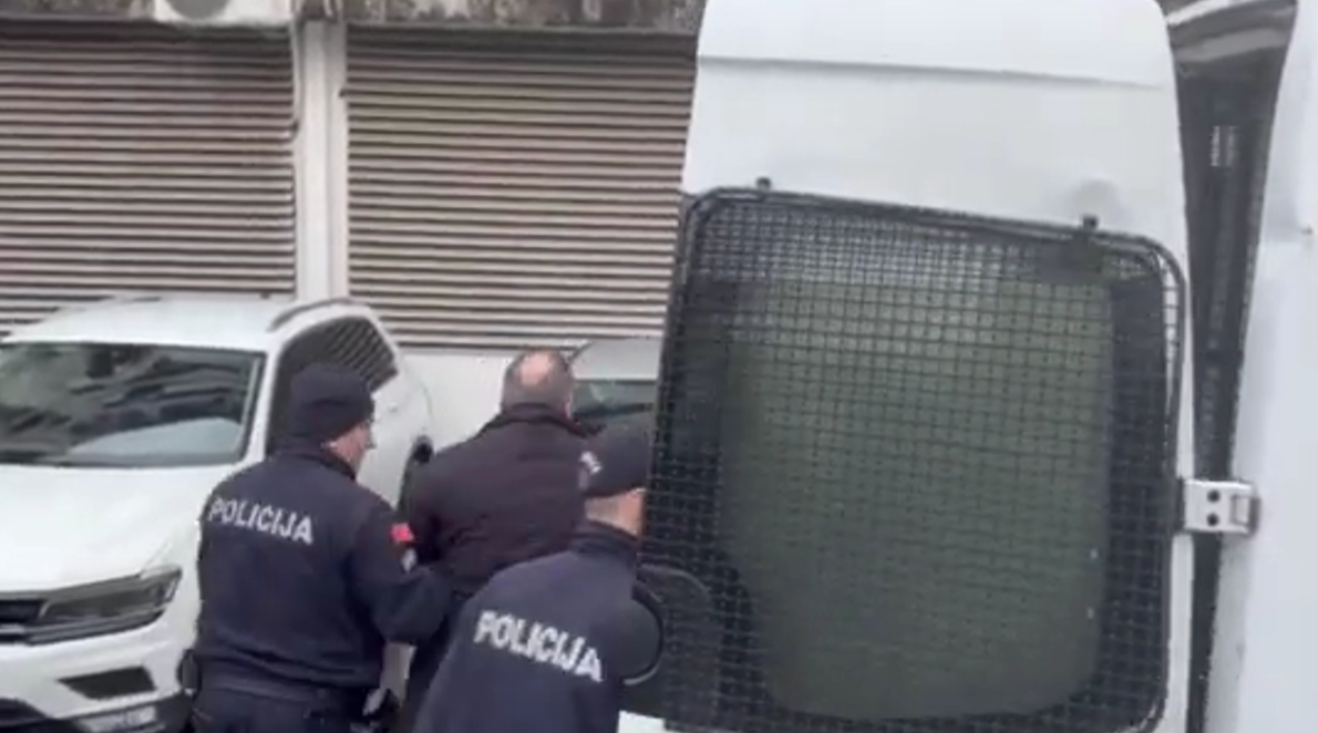 Privođenje u SDT (Foto: TV E - stop kadar)