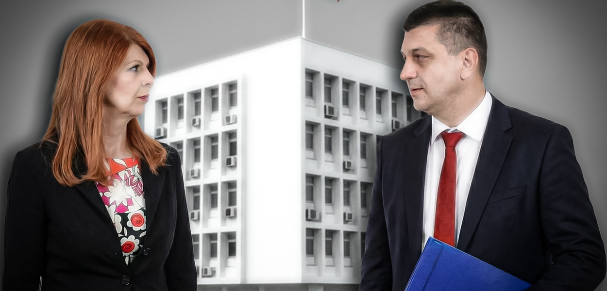 OD ZAŠTITE DO PROGONA: tužiteljka Lidija Mitrović i GST Vladimir Novović (Foto: Ilustracija: Balša PAVIĆEVIĆ)
