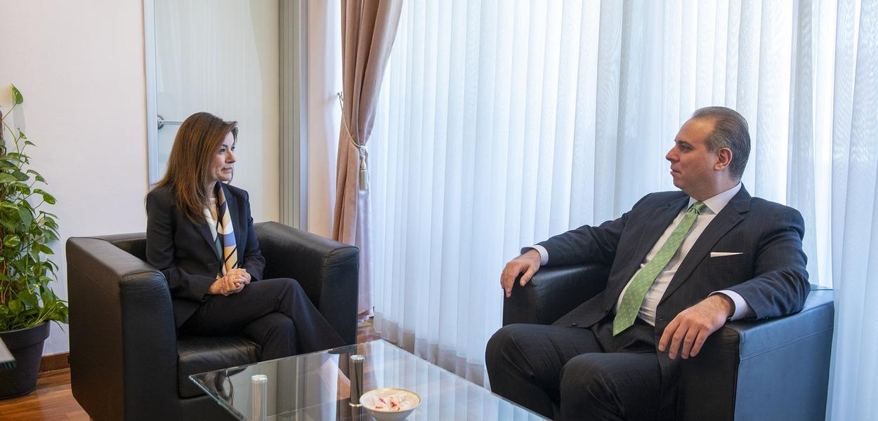 Filip Ivanović sa Ajdom Unlu (Foto: Vlada Crne Gore/Bojana Ćupić)