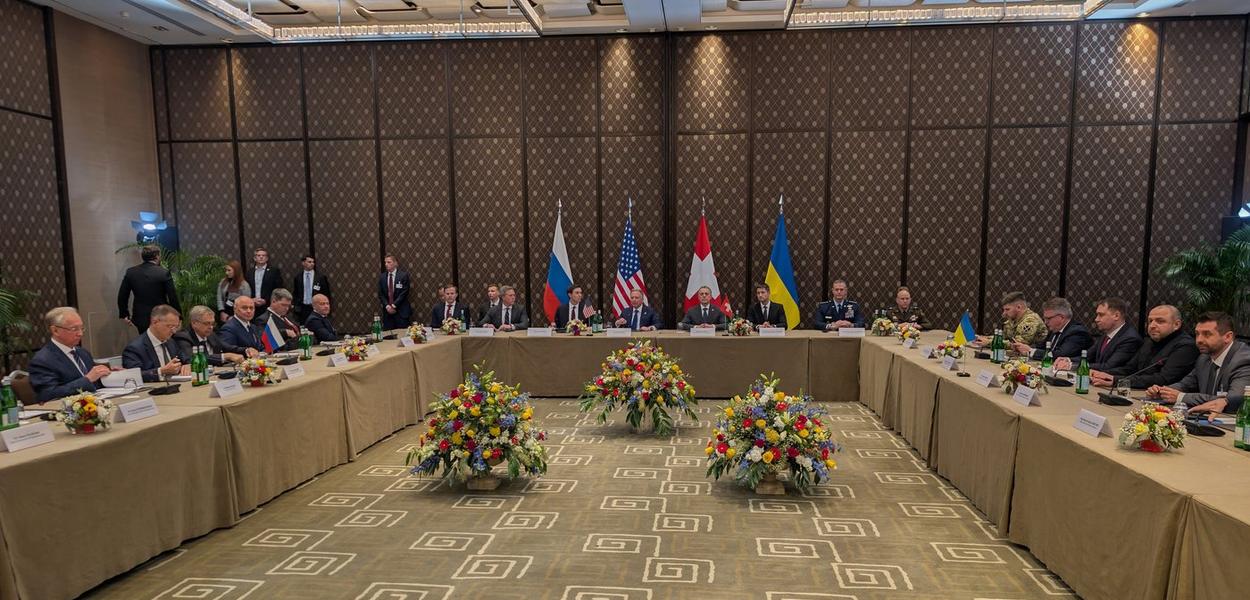 Razgovori održani u Ženevi, 17. februar 2026.  (Foto: Ukrainian National Security and Defense Council press office via AP)