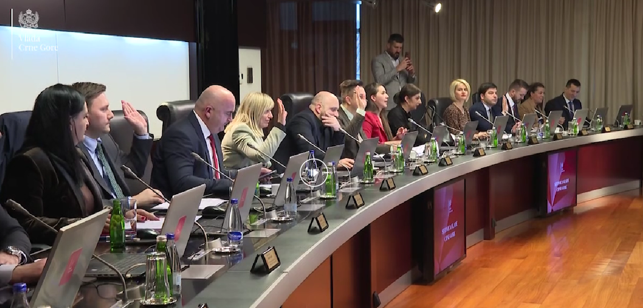 Sa sjednice Vlade (Foto: Stop kadar)