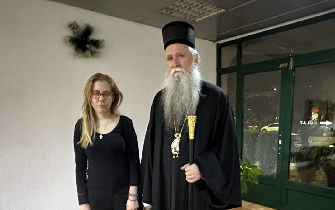Vesna Bratić i Joanikije Mićović (Foto: MPC)