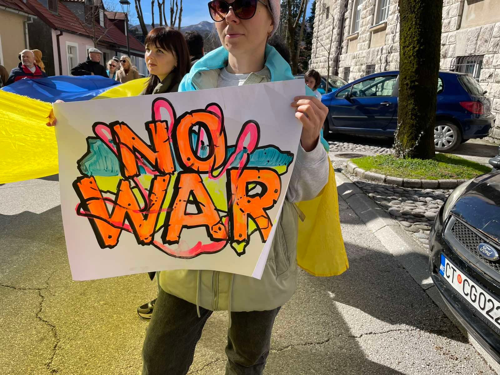 Sa obilježavanja godišnjice ruske agresije na Ukrajinu na Cetinju