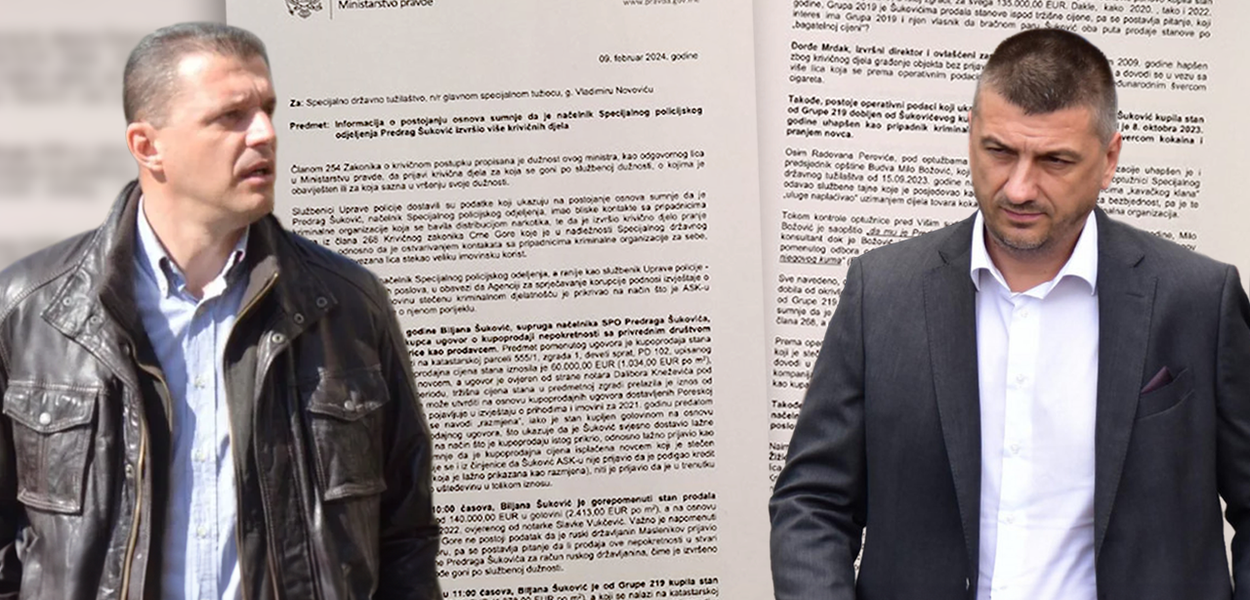 IMA NEKA TAJNA VEZA: Šuković i Novović (Foto: Ilustracija: Teuta METĐONAJ )