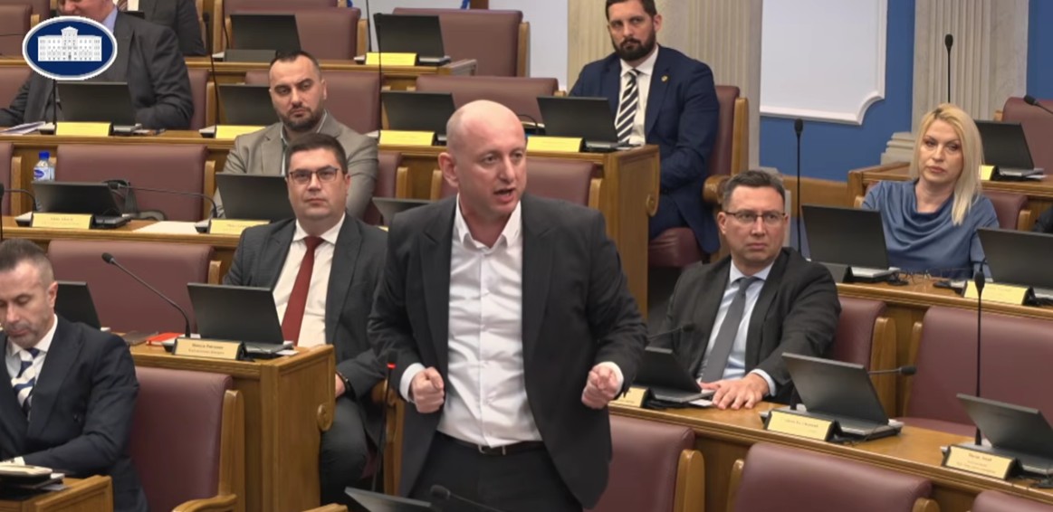 Milan Knežević (Foto: Skupština Crne Gore/Jutjub)