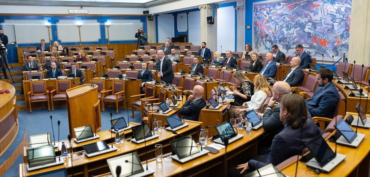 Sa današnje sjednice (Foto: Skupština Crne Gore)