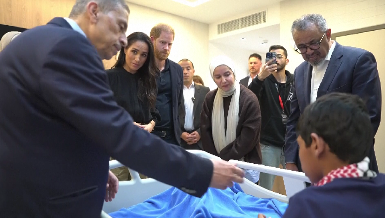 Princ i princeza u posjeti Gazi 