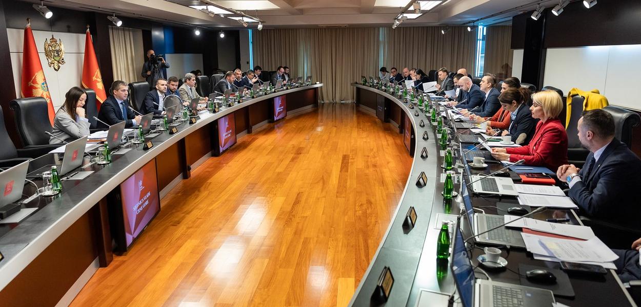 Sa današnje sjednice Vlade (Foto: Vlada Crne Gore)
