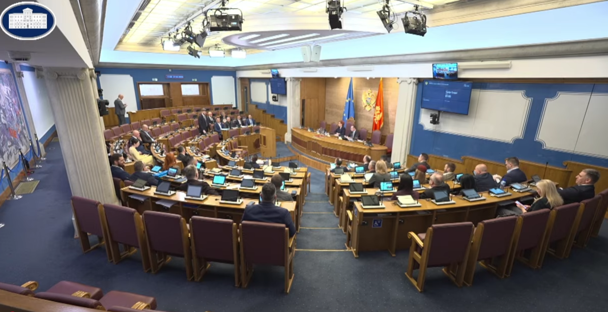 Sa današnje sjednice Skupštine (Foto: Stop kadar)