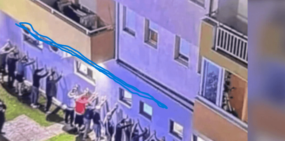 KAD POLICIJA SEGREGIRA: Postrojavanje radnika iz Tusrke u Podgorici nakon incidenta na Zabjelu