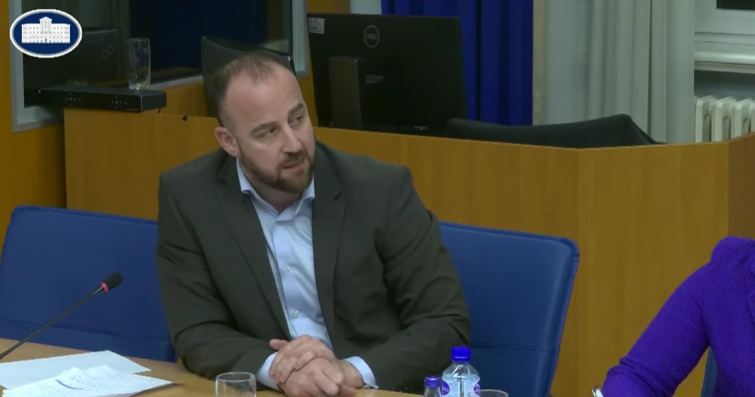 Andrija Nikolić (Foto: Skupština Crne Gore/Jutjub)