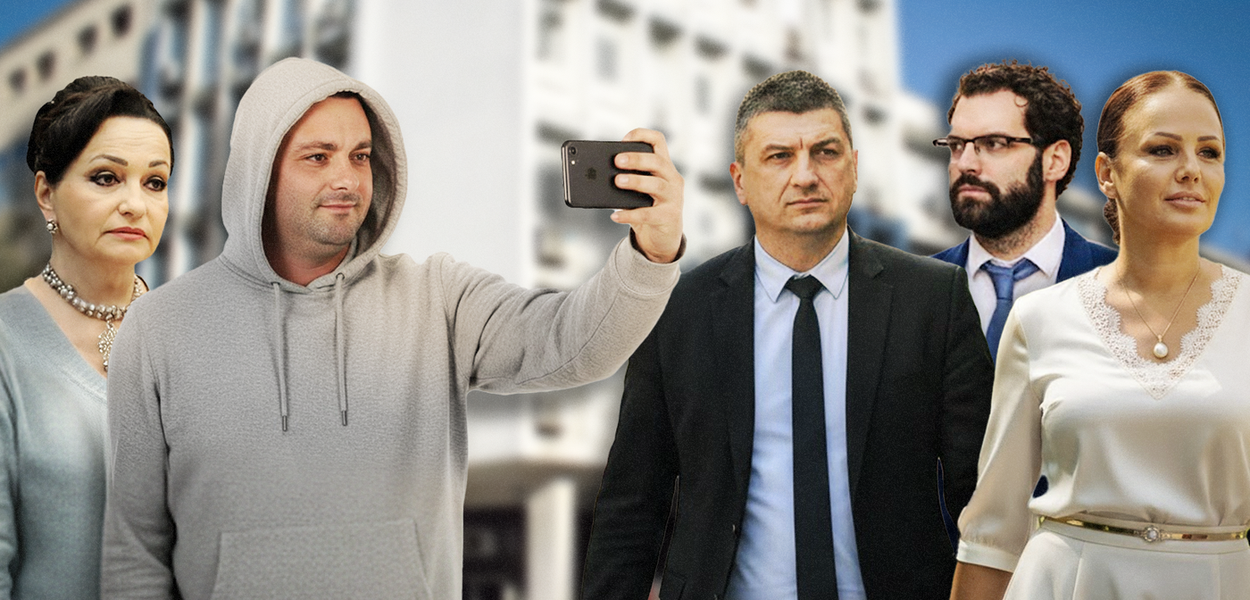 RAZOTKRIVANJE: Vesna i Miloš Medenica, Vladimir Novović, Vukas Radonjić i Vesna Kovače (Foto: Ilustracija: Balša PAVIĆEVIĆ )