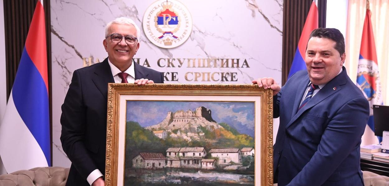 Andrija Mandić i Nenad Stevandić (Foto: Skupština Crne Gore )