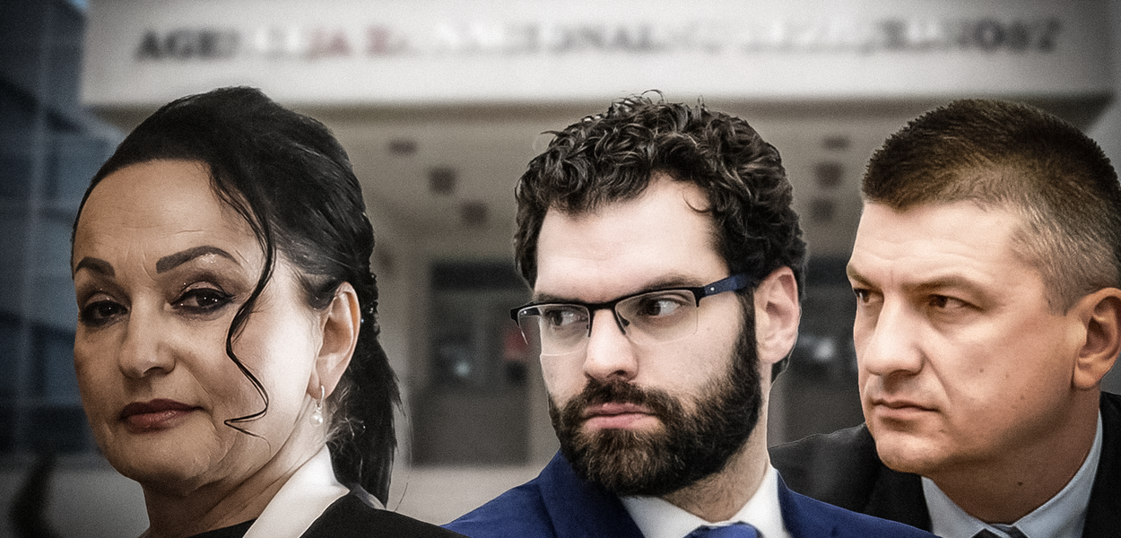 OPTUŽBE I ODBRANA: Medenica, Radonjć i Novović (Foto: Ilustracija: Balša PAVIĆEVIĆ)