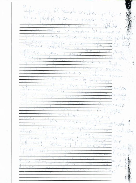 Potvrda o privremeno oduzetim predmetima