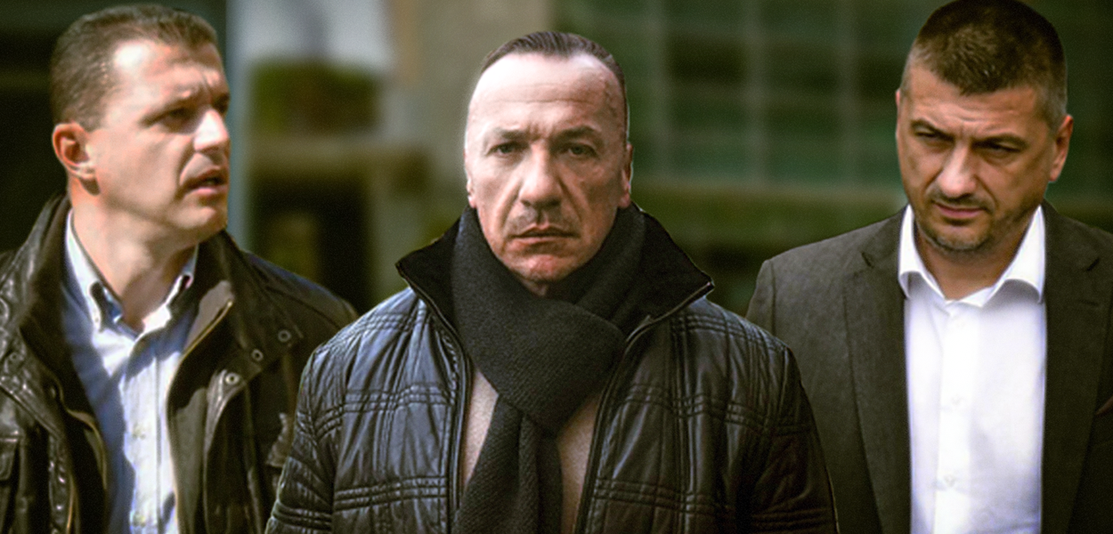 ORGANIZOVANI PRITISAK: Predrag Šuković, Goran Mitrović, Vladimir Novović (Foto: Ilustracija: Balša PAVIĆEVIĆ)