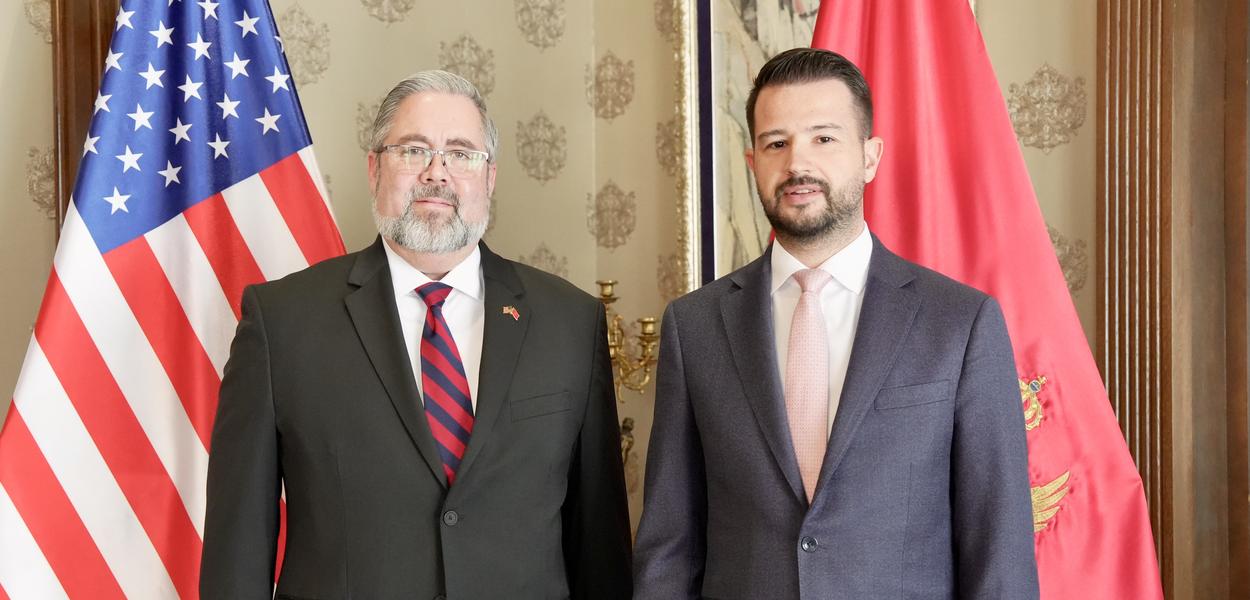 Kiz i Milatović (Foto: Kabinet predsjednika Crne Gore)