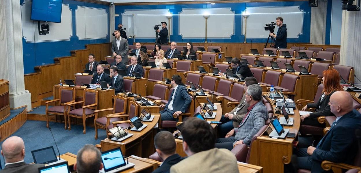 Sa današnje sjednice Skupštine (Foto: Skupština Crne Gore)