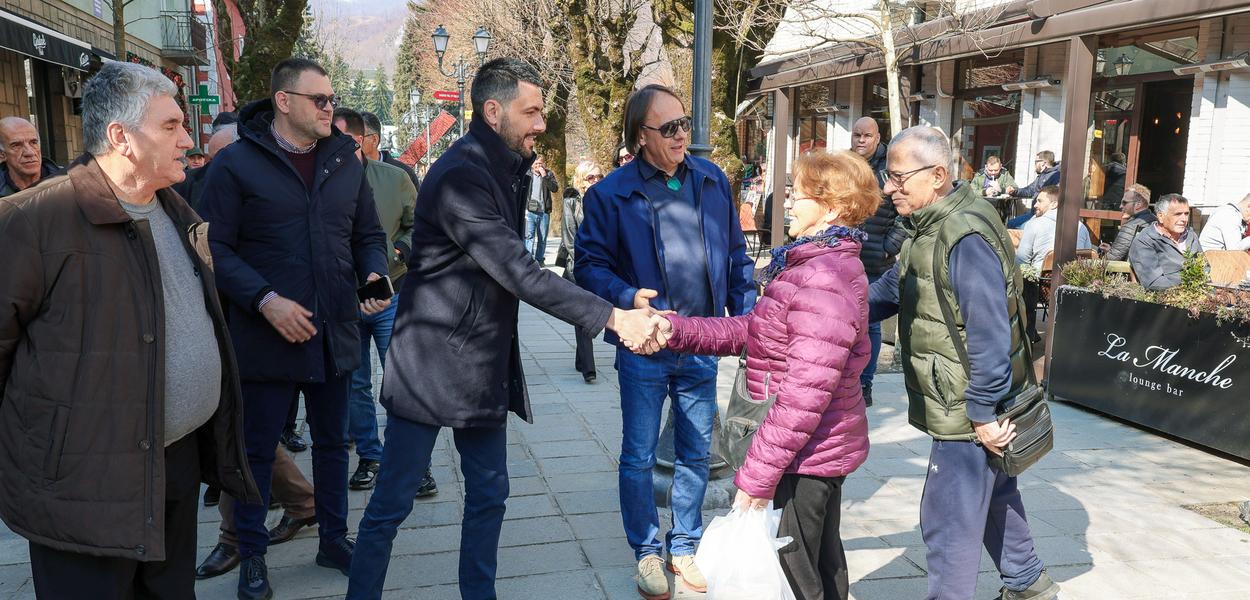 Živković u Kolašinu (Foto: DPS)