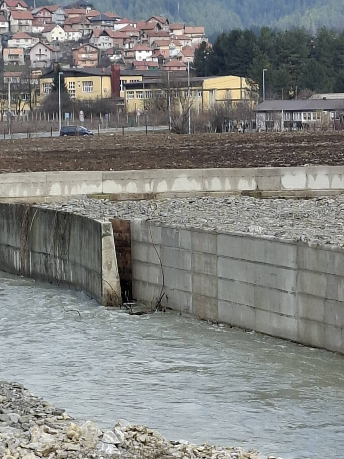Spoj starog i novog korita Ćehotine
