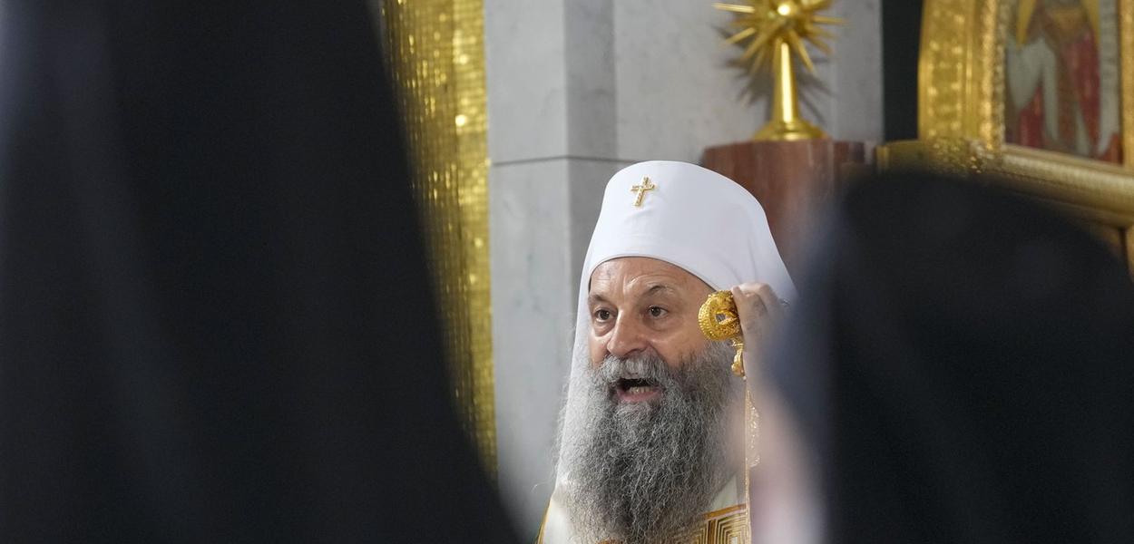 Porfirije Perić (Foto: AP foto/Darko Vojinovic)