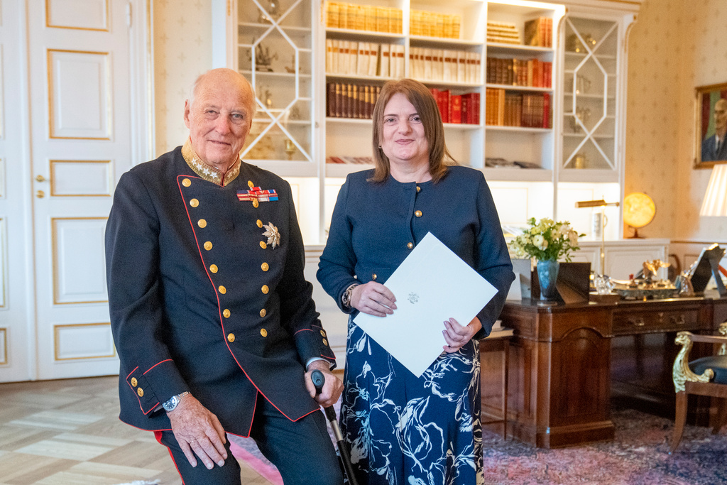 Kralj Herald V i ambasadorka Radović (Foto: MVP)