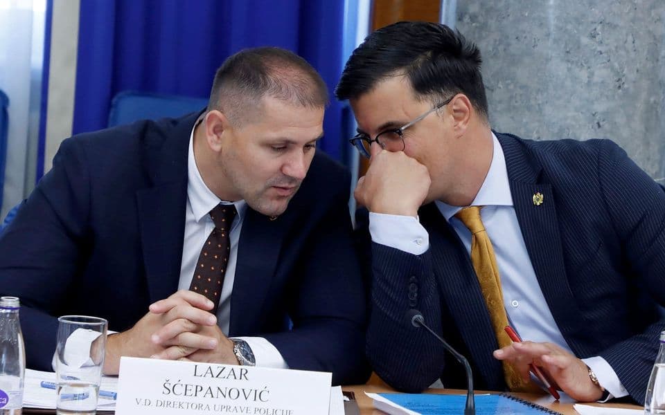 DOGOVOR O NOVOM PRAVCU AKCIJE: Lazar Šćepanović i Danilo Šaranović