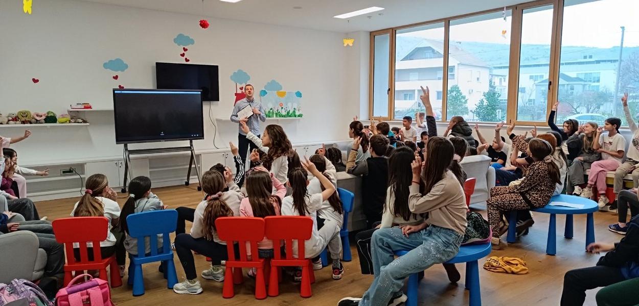 Sa prikazivanja edukativnog filma (Foto: Agencija za audiovizuelne medijske usluge)