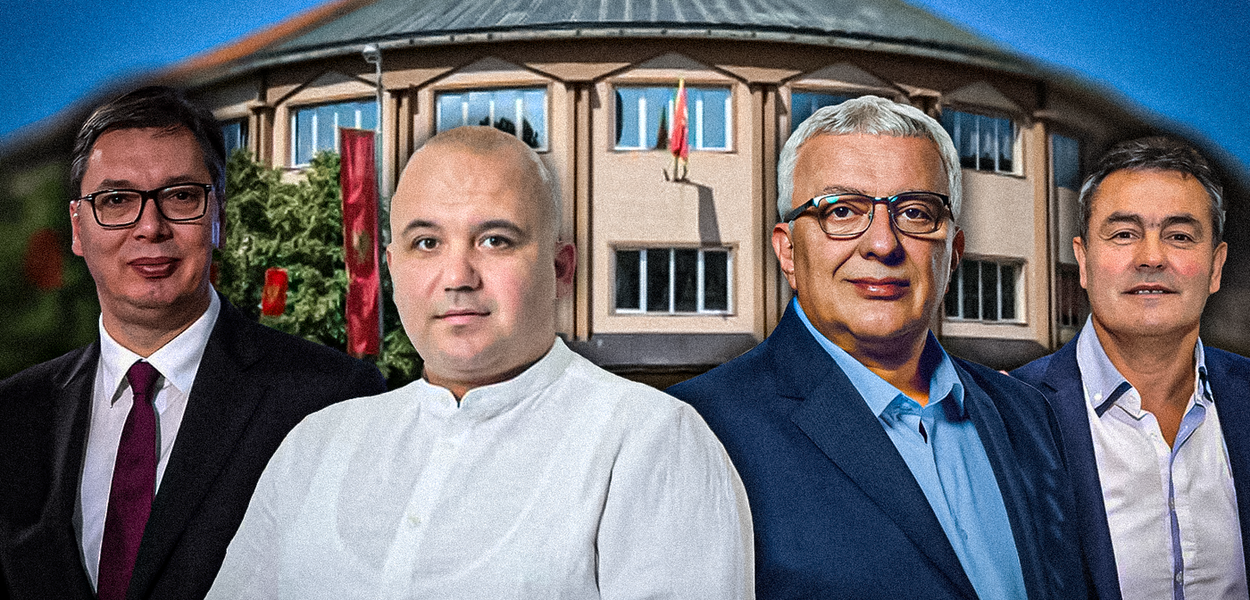 TEŠKI PREGOVORI I MANDIĆEV USTUPAK RADI MIRA U PLJEVLJIMA: Vučić, Vraneš, Mandić i Lekić (Foto: Ilustracija: Balša PAVIĆEVIĆ)