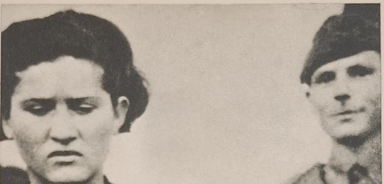 Partizanka Joka Baletić neposredno pred vješanje