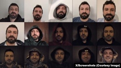 Sva lica Miloša Medenice kroz skrinštove objavljenih videa (Foto: Istina/X/RSE/skrinšot)